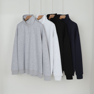 Half-Zip Premium Hoodie Damen