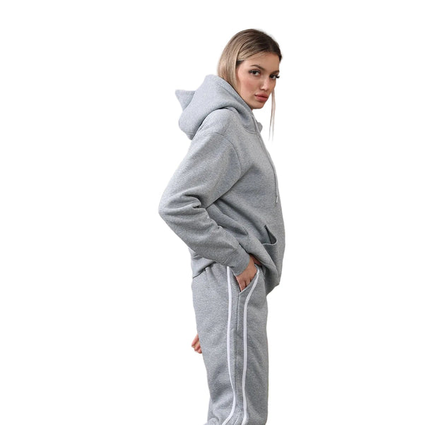 Long Sleeve Hoodie Set Damen