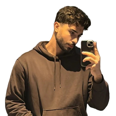 Studded Hoodie Herren